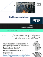 Problemas Ciudadanos: Clase 4 César Orihuela Solís