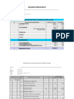 Resumen Presupuesto