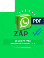 20 scripts WhatsApp para teste grátis e reativação de leads