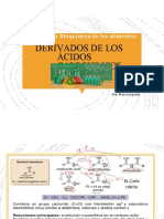 Derivados de Los Ácidos Carboxilicos: Química y Bioquímica de Los Alimentos