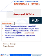 UNV211 - 14 - Tugas - Reguler - Proposal Bisnis 2 - PKMK