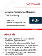 Eclipse Persistence Services