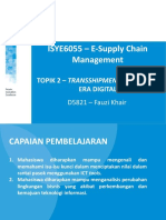 ISYE6055 - E-Supply Chain Management: Topik 2 - Transshipment Dinamis Di Era Digital
