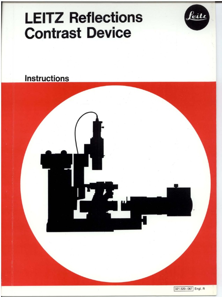 Leitz Reflections Contrast Device - User Manual | PDF
