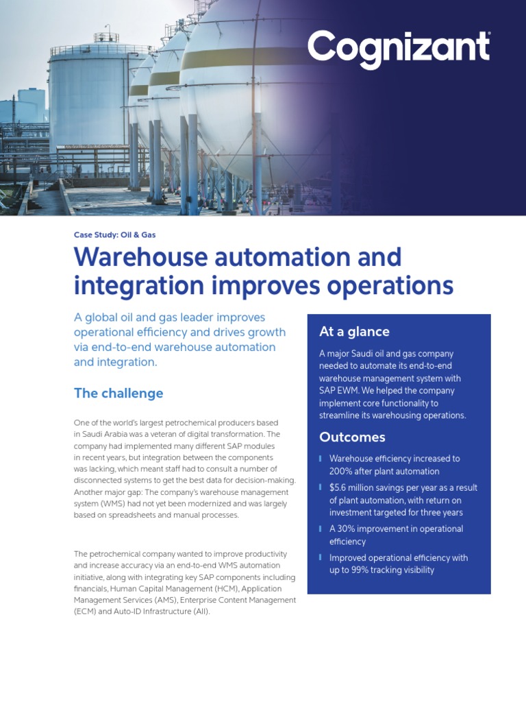 Warehouse Automation and Integration Improves Operations Codex3812 ...