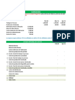 Ejercicios: 1.-La Empresa NOSE Requiere Preparar Un Estado Integral de y Le Alcanza La Siguiente Informacion