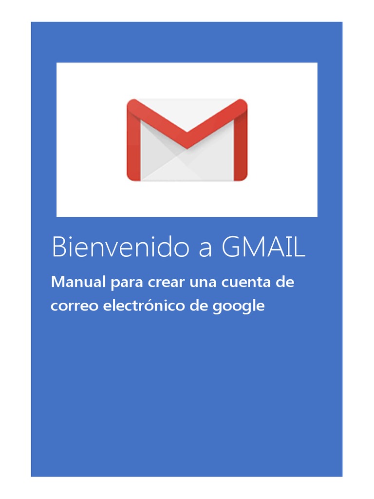 Como Crear Una Cuenta en Gmail | PDF