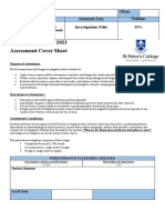 Deconstruction and Design Investigation Task Sheet