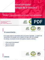 Unidad I. Aproximaciones Conceptuales Sobre Epistemología: Dra. Sunny R. Perozo Ch. +584246664883