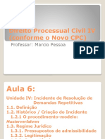 Direito Processual Civil IV (Conforme o Novo CPC) : Professor: Marcio Pessoa