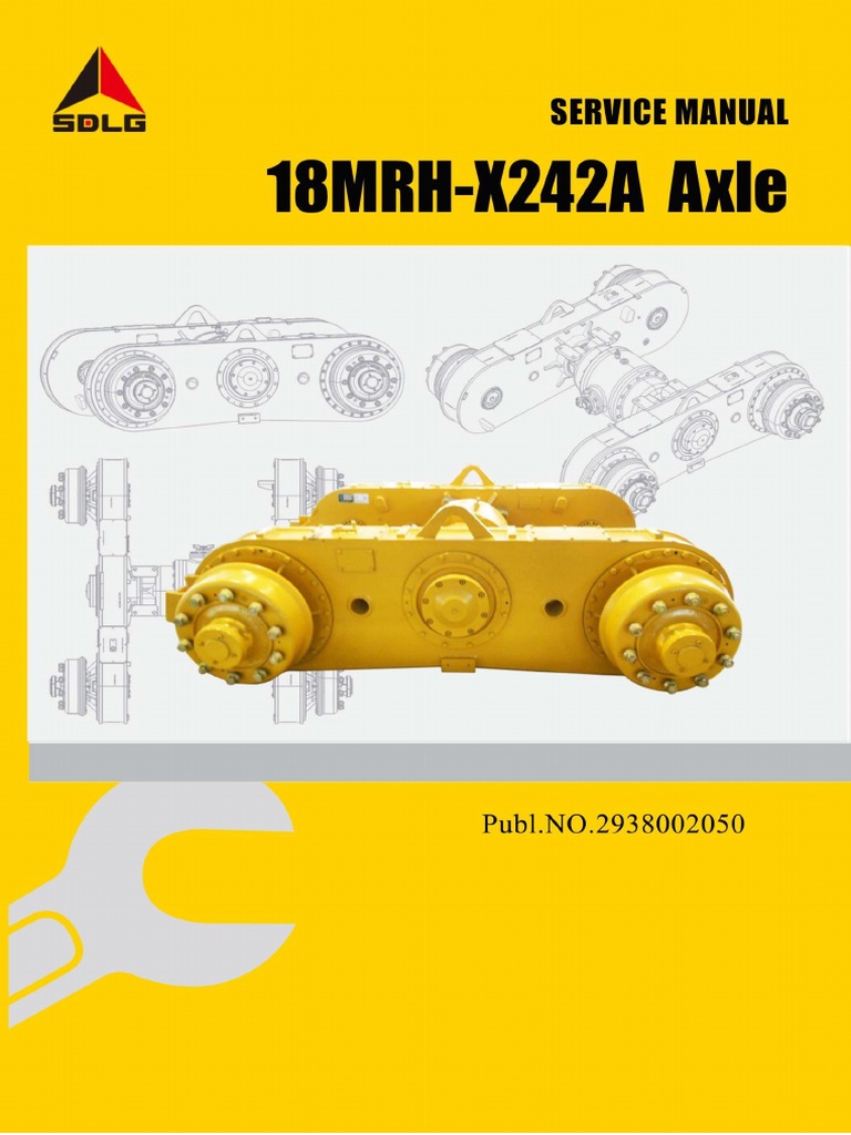 18MRHX242A Axle Service Manual PDF Axle Gear