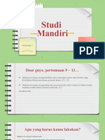 Studi Mandiri Pertemuan 7