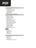 SW Testing
