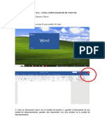 Nombre: Alonso Javier Carrasco Flores: Práctica - Guía 1 Procesador de Textos
