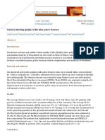 Factors Affecting Quality of Life After Pelvic Fracture: J Clin Orthop Trauma. 10.1016/j.jcot.2020.08.011 33192004