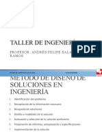 Taller de Ingeniería: Profesor: Andrés Felipe Salazar Ramos