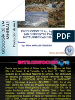 Produccion Metalogenica en El Peru