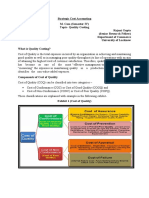 Strategic Cost Accounting: Understanding Quality Costing