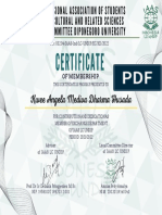 Certificate: Kwee Angela Mediva Dharma Husada
