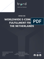Worldwide E-Commerce Fulfillment From The Netherlands: Offer For