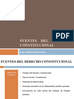 Fuentes Del Derecho Constitucional: Luis Andrés Roel Alva