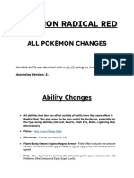 All Pokemon Changes v3.1 - Radical Red