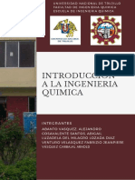 Informe de Introduccion A La Ingenieria y Linea de Tiempo de La Ingenieria Quimica