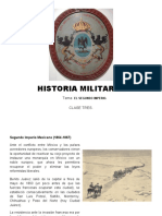 HISTORIA MILITAR II, CLASE No. TRES