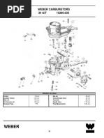 Weber Carburator