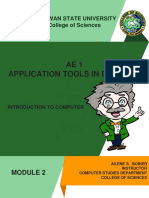 AE1 Application Tools in Business: Palawan State University College of Sciences