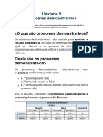 Pronomes Demonstrativos