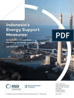 Indonesia's Energy Support Measures:: An Inventory of Incentives Impacting The Energy Transition Gsi Report