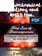 Thermochemical Equations and Hess's Law