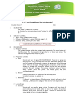 DepEd Region VIII lesson plan on union and intersection of sets