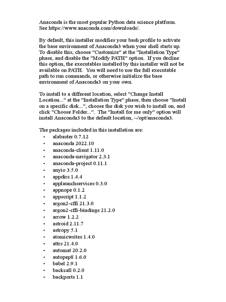 Anaconda Read Me | PDF | Information Technology Management | Computer