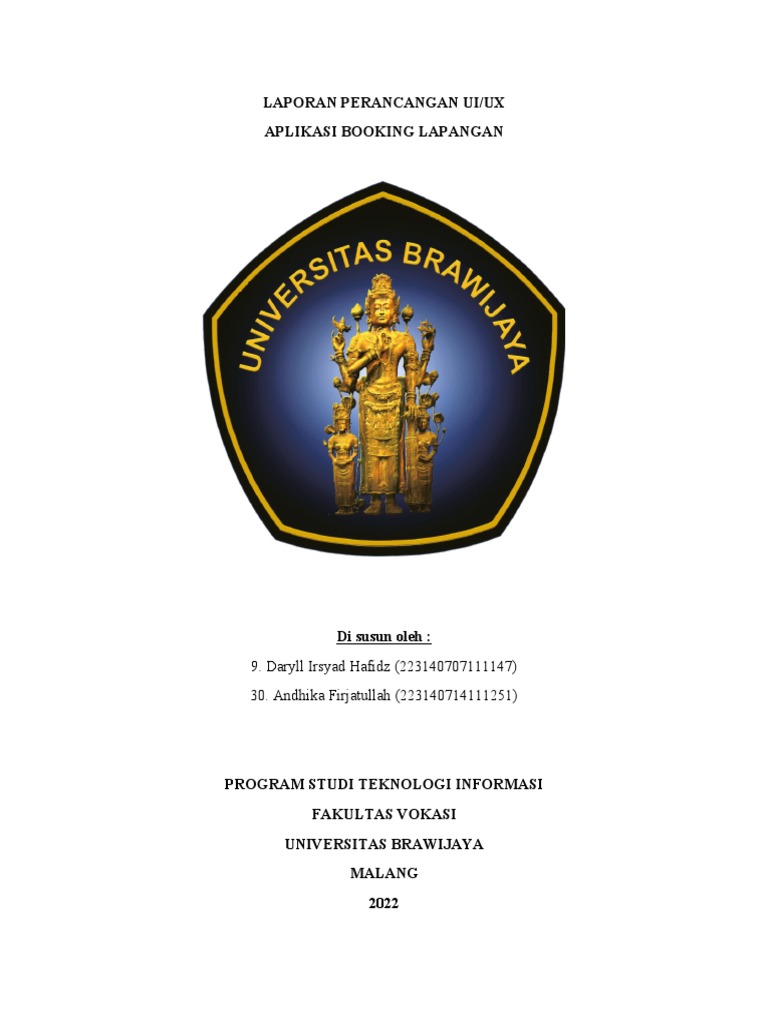 Laporan Perancangan UI Dan UX | PDF