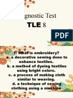 Embroidery Diagnostic Test Guide