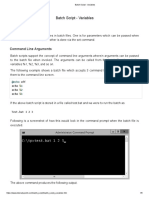 5 - Batch Script - Variables