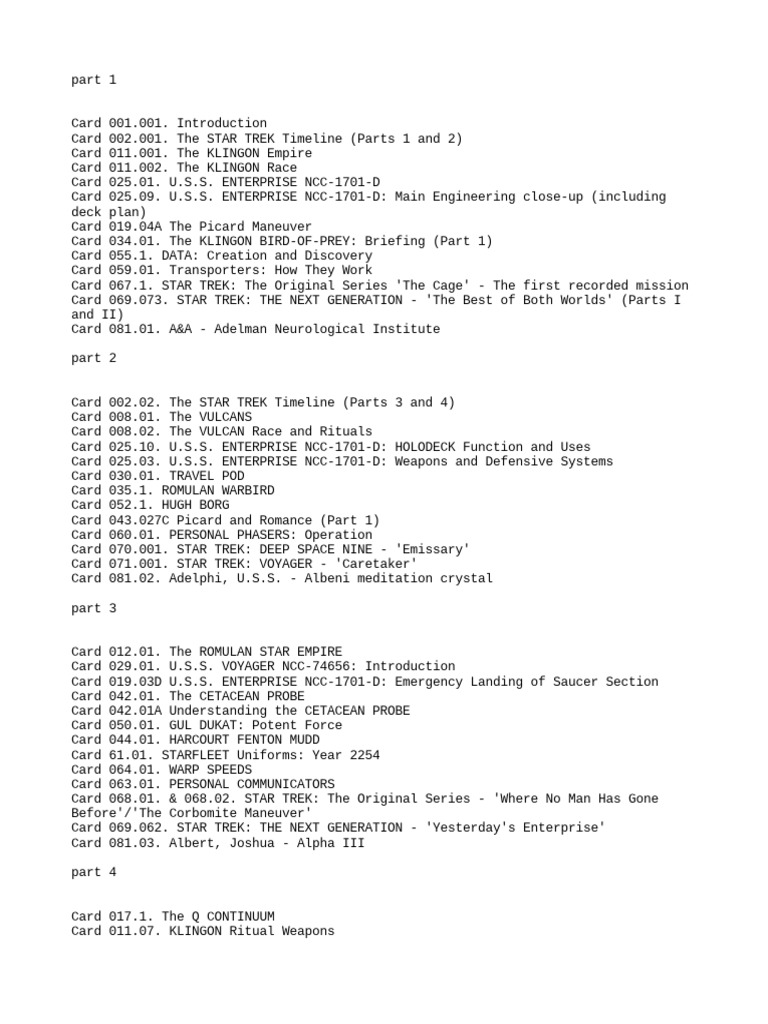 STFF Index PDF
