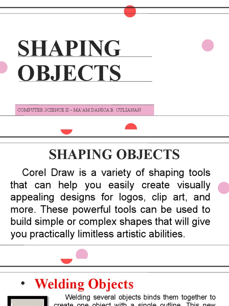 Which Demonstrates The Use Of Shaping