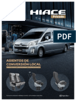 Hiace Conversion Asientos