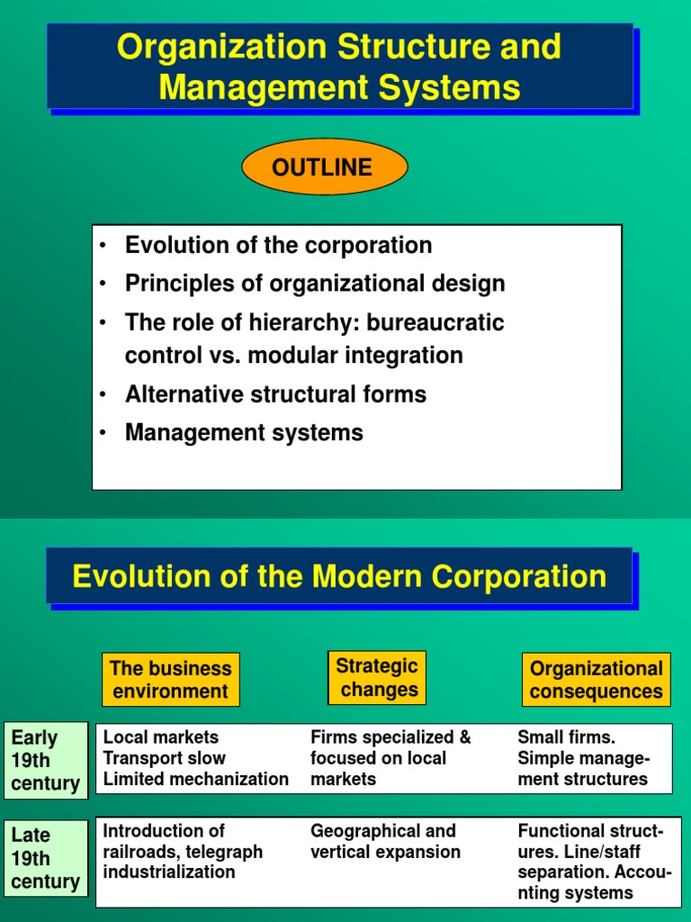 Organizational Structure & Management Systems | PDF | General Motors ...