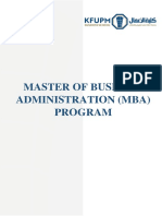 MBA Program 2021