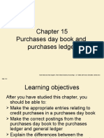 Purchases Day Book and Purchases Ledger