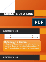 Subsets of A Line