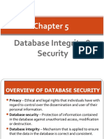 Database Integrity & Security