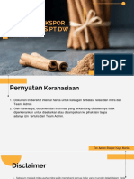 PROYEKSI BAGI HASIL KAYU MANIS