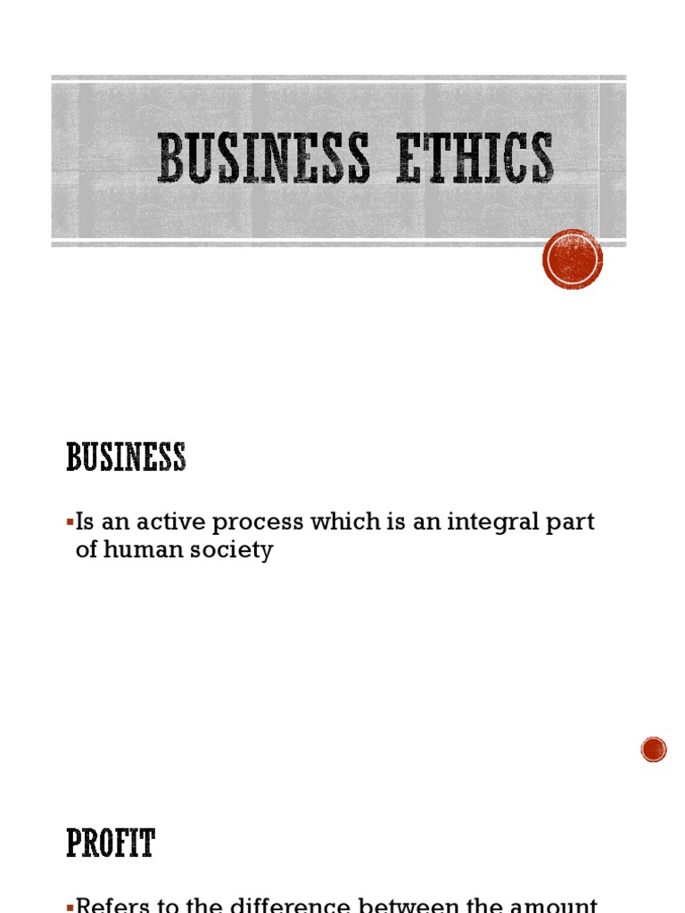 Business Ethics | PDF | Employment | Accountability