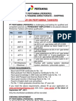 Pertamina Tanker Career Opportunities