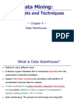 Data Warehouse Concepts and Techniques